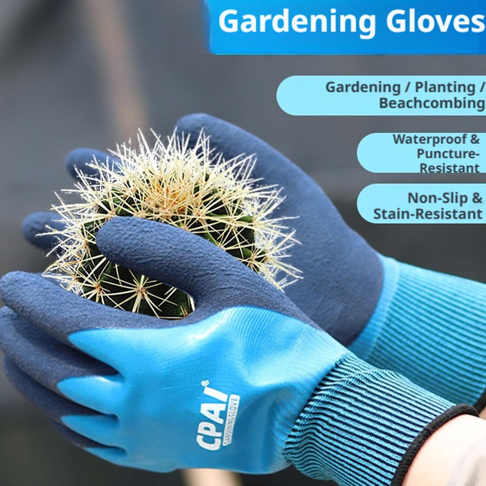 Gardening Glove Waterproof - Stichfeste, wasserdichte Gartenhandschuhe mit rutschfestem Griff